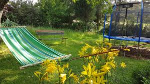 Aed väljaspool majutusasutust Chalupa na Šumavě, od soboty do soboty