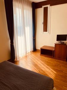 TV a/nebo společenská místnost v ubytování Hotel Bellevue