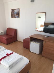 Khu vực ghế ngồi tại Hotel Lukas