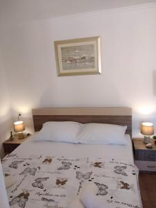 Postel nebo postele na pokoji v ubytování M&K studio apartment