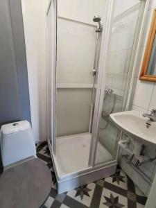 Koupelna v ubytování NyksundRom - small holiday flat