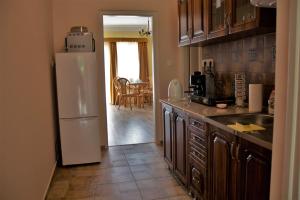 Kuchyňa alebo kuchynka v ubytovaní Gyöngyöm Apartman