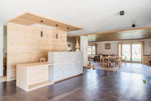 Kuchyň nebo kuchyňský kout v ubytování Residence Dolomia