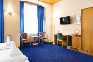 TV a/nebo společenská místnost v ubytování Hotel-Pension Wild