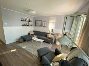 Posezení v ubytování Ferienwohnung Strandhoch