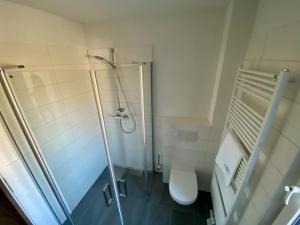 Koupelna v ubytování Ferienwohnung Strandhoch + 17 fotografií