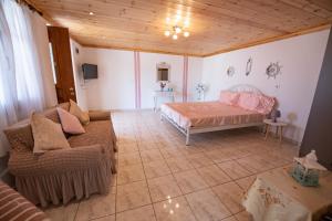 Säng eller sängar i ett rum på Casa di levante - Glossa Skopelos