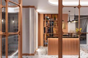 Posezení v ubytování Giulia Albérgo Hotel