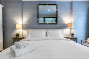 Postel nebo postele na pokoji v ubytování la Casita Hua Hin by J&P + 25 fotografií