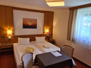 Postel nebo postele na pokoji v ubytování Landhaus Gassner