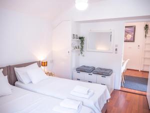 Postel nebo postele na pokoji v ubytování Pinna Apartments Hvar