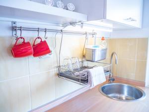 Kuchyň nebo kuchyňský kout v ubytování Pinna Apartments Hvar + 37 fotografií