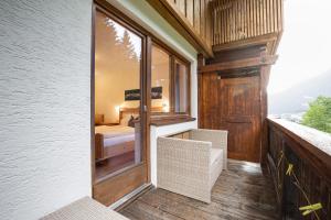 A balcony or terrace at Appartements Hochlega