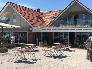 Das Gebäude in dem sich die Ferienwohnung befindet