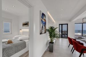Postel nebo postele na pokoji v ubytování Villa Pejic NEW, PENTHOUSE