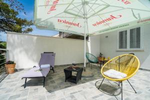 Patio nebo venkovní prostory v ubytování Apartment Eulalija