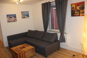 Posezení v ubytování AAR Nordsee Appartement