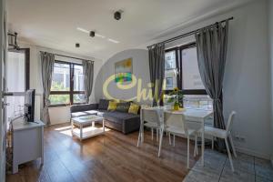 Posezení v ubytování Chill Apartments City Link