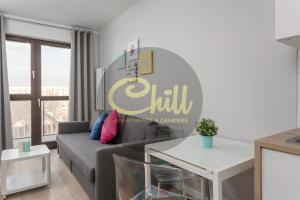 Posezení v ubytování Chill Apartments City Link