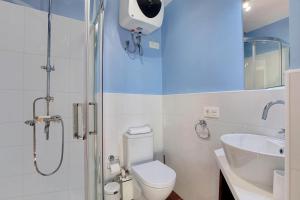 A bathroom at Apto El balcón de la Catedral