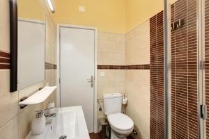 A bathroom at Apto El balcón de la Catedral