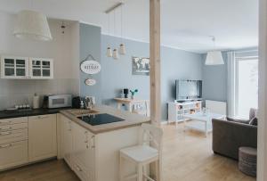 Kuchyňa alebo kuchynka v ubytovaní Apartament Wiktoria