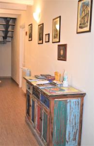 Knihovna v bed and breakfast