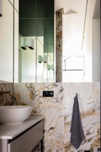 Koupelna v ubytování De 6 Linden Boutique Hotel