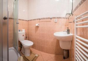 Koupelna v ubytování Apartmany Jasna Veverica