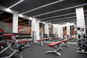 Fitness centrum a/nebo fitness zařízení v ubytování Sancho Ramirez