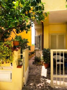 A balcony or terrace at NaturAmare Apartments Palinuro