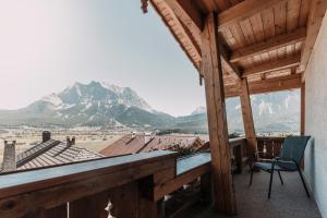 
Ein Balkon oder eine Terrasse in der Unterkunft Haus Alpenhof
