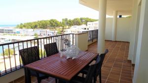 Balkón alebo terasa v ubytovaní Apartaments Club Nautic L'Escala