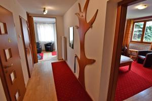 Ein Sitzbereich in der Unterkunft VIP Apartmany Besenova