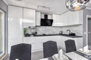 Kuchyň nebo kuchyňský kout v ubytování Silver Lux Suite - NEW