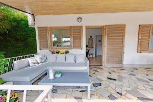 Balkón nebo terasa v ubytování Residence Peček
