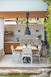 Patio nebo venkovní prostory v ubytování Residence Peček