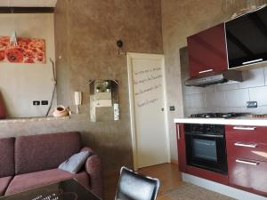 Kuchyň nebo kuchyňský kout v ubytování Albachiara home - vista mare