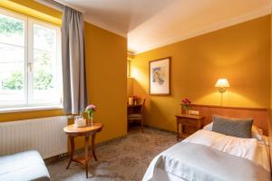 Hotel Gasthof Lercher客房内的一张或多张床位