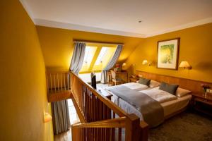 Hotel Gasthof Lercher客房内的一张或多张床位