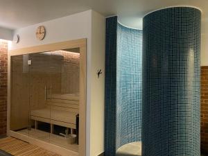 Koupelna v ubytování Manca Loft & SPA