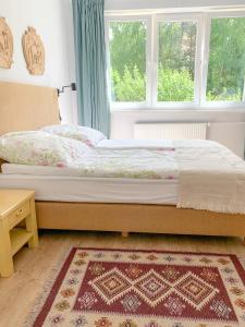 Posteľ alebo postele v izbe v ubytovaní Między górami. Apartament w Cisnej
