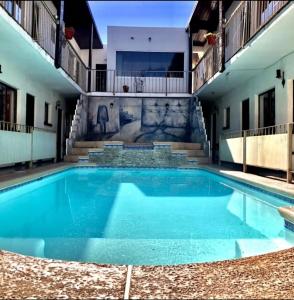 Bazén v ubytování Hotel Paquime nebo v jeho okolí