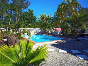 Bazén v ubytování Moana Oasis Villa - Rarotonga nebo v jeho okolí