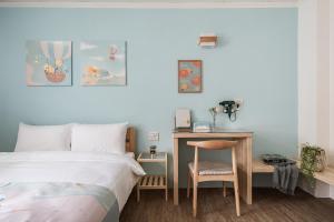 Voodi või voodid majutusasutuse Hibnb Guesthouse toas