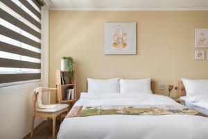 Voodi või voodid majutusasutuse Hibnb Guesthouse toas