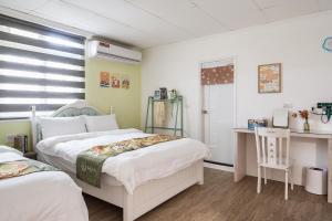Voodi või voodid majutusasutuse Hibnb Guesthouse toas
