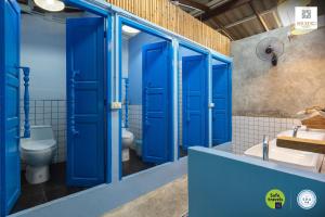 Koupelna v ubytování Aekkeko hostel
