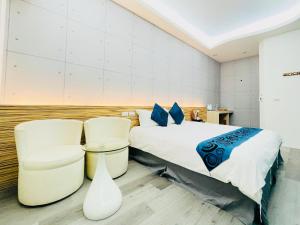 Voodi või voodid majutusasutuse Jabez B&B toas
