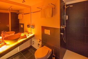 Koupelna v ubytování Hotel Der Achtermann